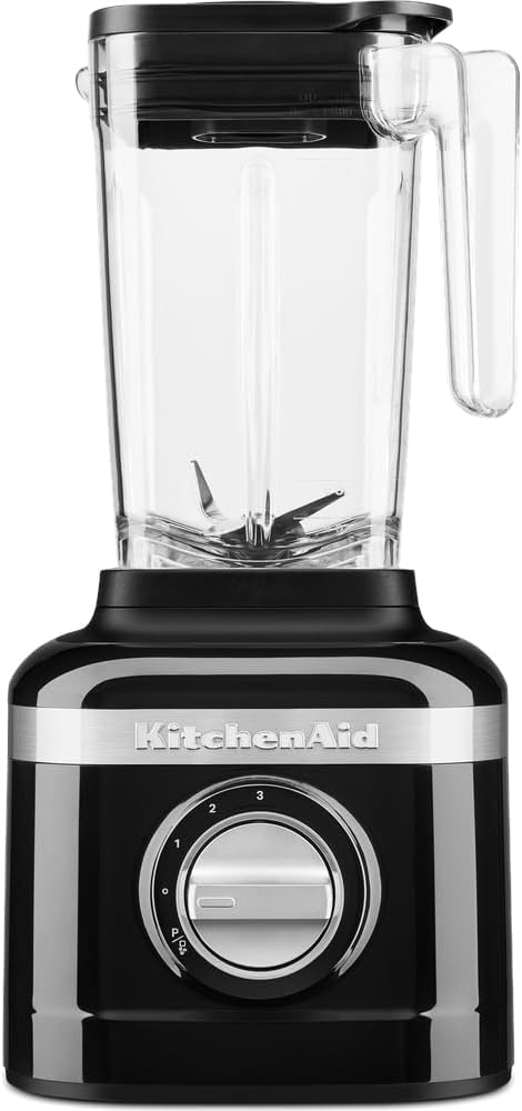 Kitchenaid Artisan K150 Stand Blender, Ideal for Pureeing Frozen Fruits for Healthy Smoothies, 1.4 L Jug Made of BPA-Free Plastic, Black Onyx