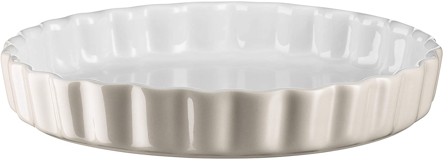 Maser Mäser Kitchen Time Ceramic Tart Dish, 27 cm, Grey