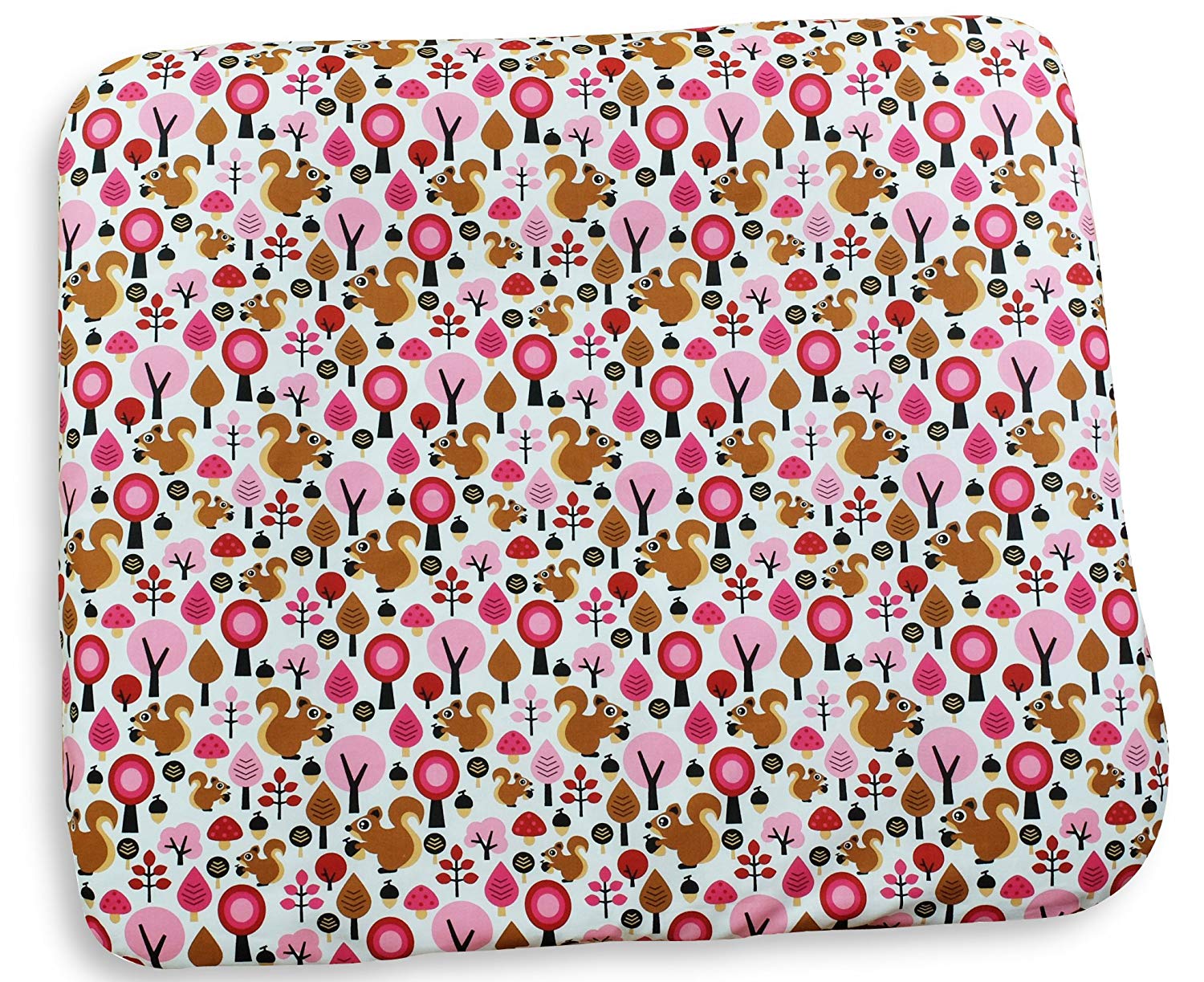 Ideenreich 2249 Changing Mat Squirrel Green with Removable Cover