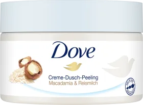 Dove Body Scrub Macadamia & Rice Milk, 225 ml