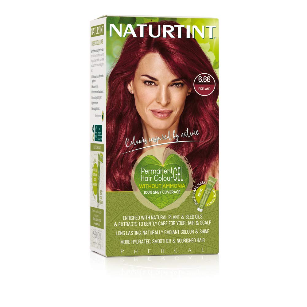 Naturtint Permanent Hair Color, 6.66 Fireland (Packaging may vary)