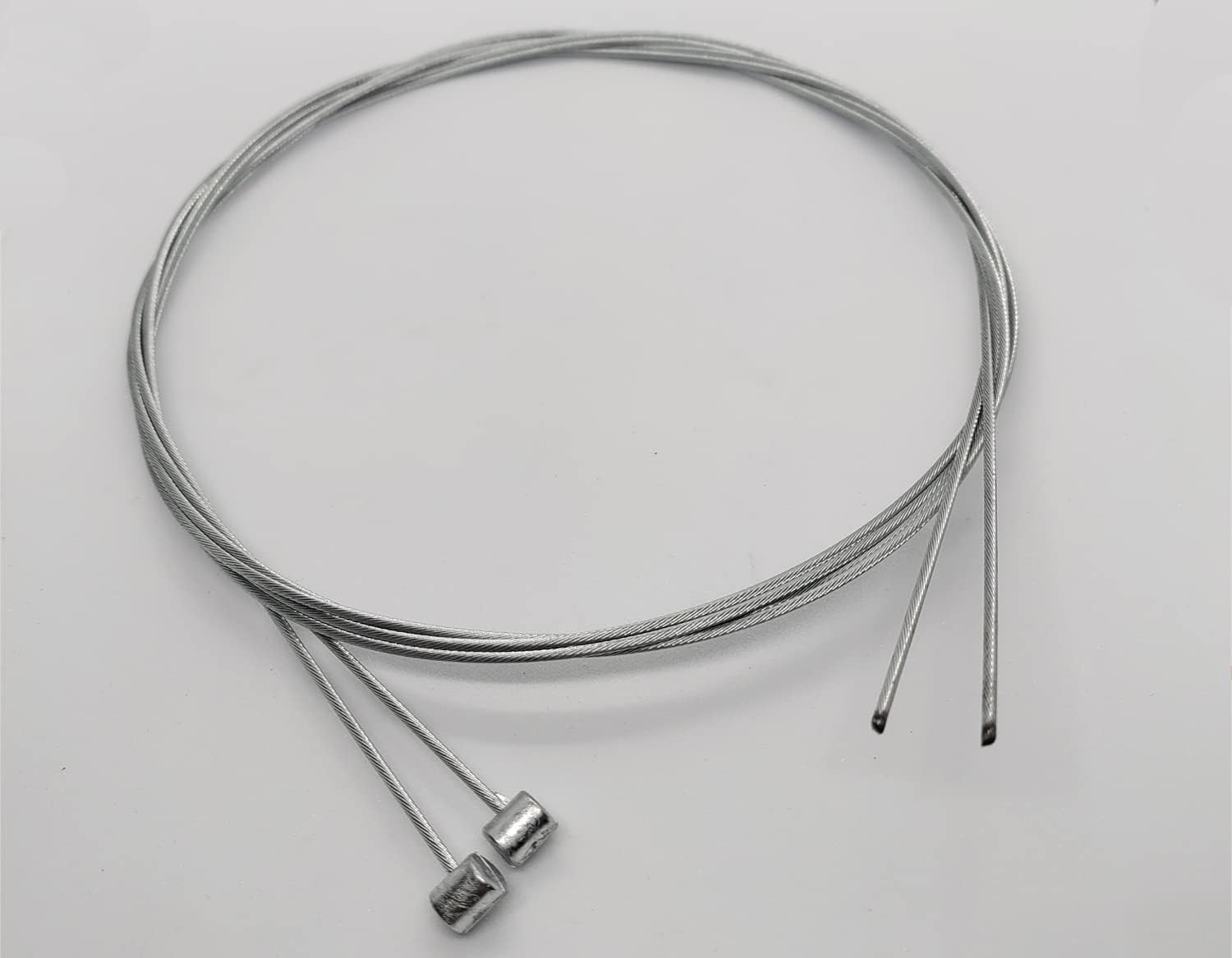 ComsenMed 51\" Brake Cable for Most Walkers Natural Color Steel Wire Handle or Black Plastic Sleeve Not Included