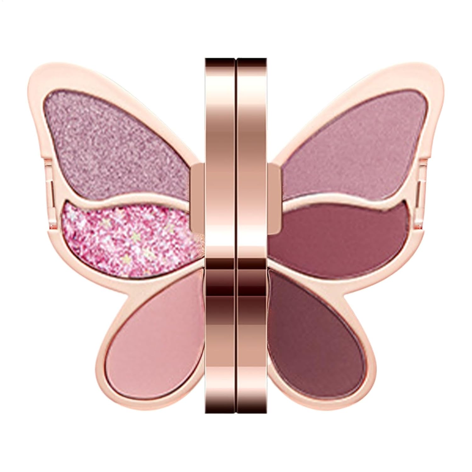 Luckxing 6 Colors Eyeshadow Palette Eyeshadow Butterfly Eyeshadow Palette Eyeshadow Palette 6 Colors Eyeshadow Palette Matte High Color Rendering – Make Up Palette Portability, Waterproof, Durable