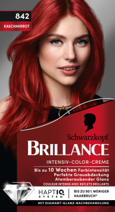 Schwarzkopf Brillance Hair color Cashmere red 842, 1 pc