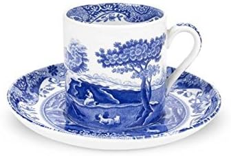 Portmeirion Spode Blue Italian Coffee Cup & Saucer