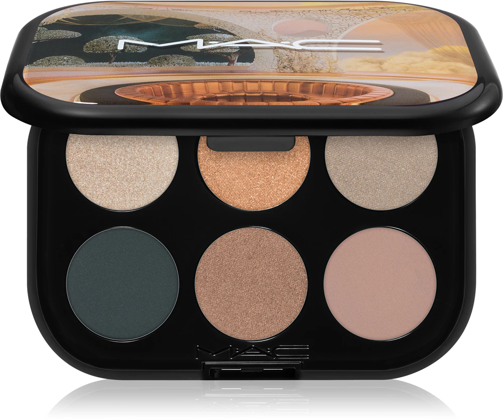 MAC Cosmetics Connect In Color Eye Shadow Palette 6 shades eyeshadow palette