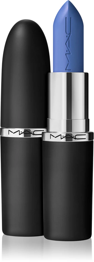 MAC Cosmetics MACximal Sleek Satin Lipstick creamy hydrating lipstick Farbton Tilted Denim 3,5 g
