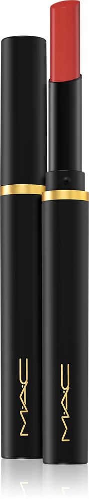 MAC Cosmetics Powder Kiss Velvet Blur Slim Stick matte moisturizing lipstick Farbton Devoted To Chili 2 g