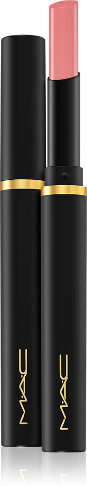 MAC Cosmetics Powder Kiss Velvet Blur Slim Stick matte moisturizing lipstick Farbton Peppery Pink 2 g