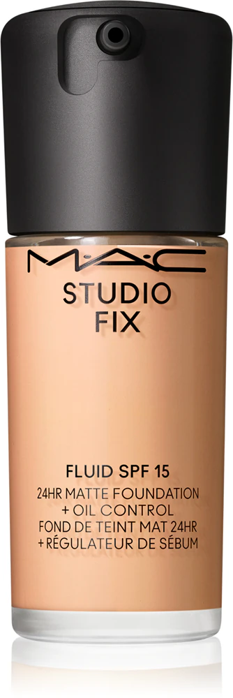MAC Cosmetics Studio Fix Fluid SPF 15 24HR Matte Foundation + Oil Control mattifying make-up SPF 15 Farbton N6.5 30 ml
