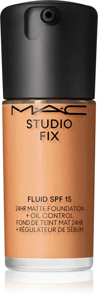 MAC Cosmetics Studio Fix Fluid SPF 15 24HR Matte Foundation + Oil Control mattifying make-up SPF 15 Farbton NC43.5 30 ml