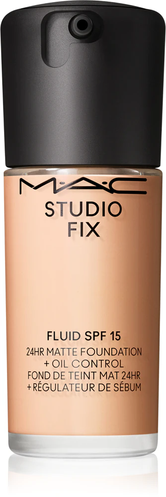 MAC Cosmetics Studio Fix Fluid SPF 15 24HR Matte Foundation + Oil Control mattifying make-up SPF 15 None