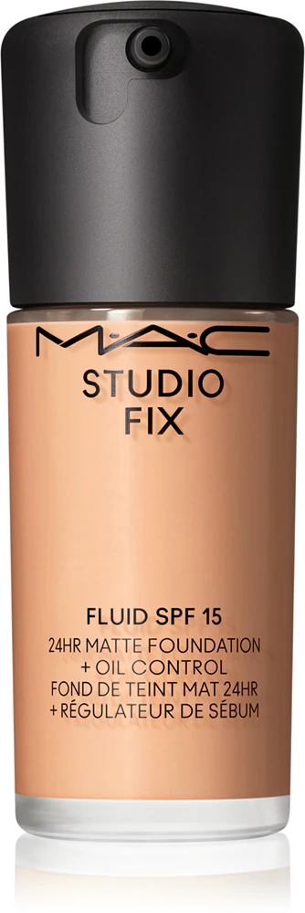 MAC Cosmetics Studio Fix Fluid SPF 15 24HR Matte Foundation + Oil Control mattifying make-up SPF 15 Farbton NC27 30 ml