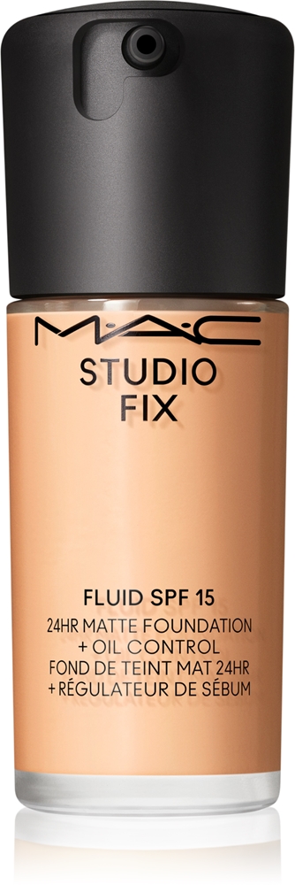 MAC Cosmetics Studio Fix Fluid SPF 15 24HR Matte Foundation + Oil Control mattifying make-up SPF 15 Farbton NC18 30 ml