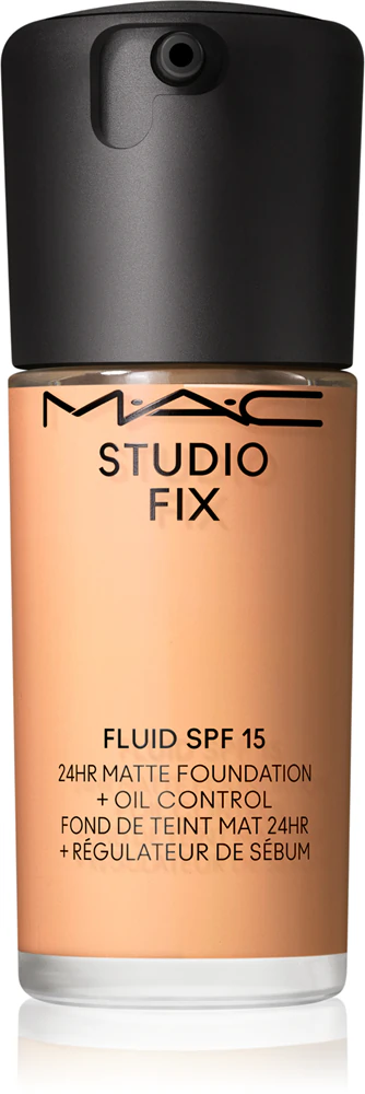 MAC Cosmetics Studio Fix Fluid SPF 15 24HR Matte Foundation + Oil Control mattifying make-up SPF 15 Farbton NW22 30 ml