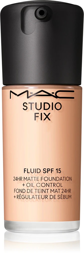 MAC Cosmetics Studio Fix Fluid SPF 15 24HR Matte Foundation + Oil Control mattifying make-up SPF 15 Farbton N4 30 ml