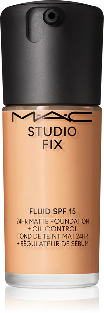 MAC Cosmetics Studio Fix Fluid SPF 15 24HR Matte Foundation + Oil Control mattifying make-up SPF 15 Farbton NC35 30 ml