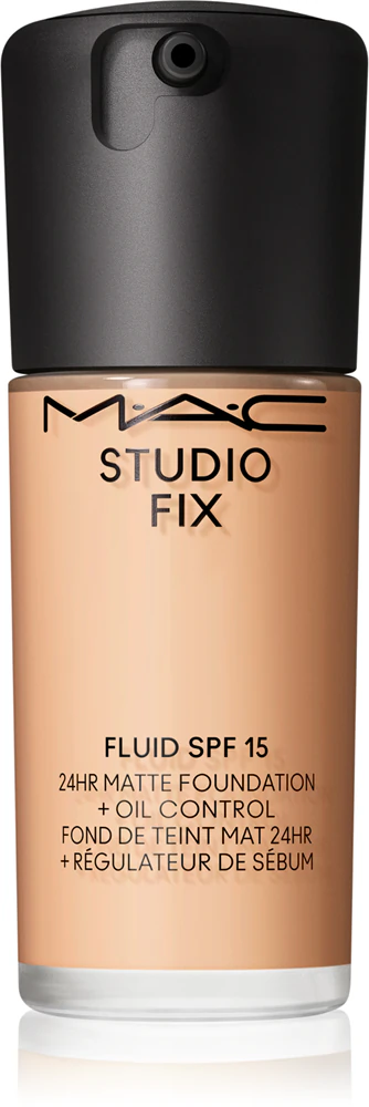 MAC Cosmetics Studio Fix Fluid SPF 15 24HR Matte Foundation + Oil Control mattifying make-up SPF 15 Farbton C4 30 ml
