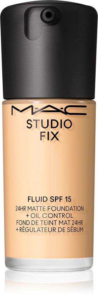 MAC Cosmetics Studio Fix Fluid SPF 15 24HR Matte Foundation + Oil Control mattifying make-up SPF 15 None