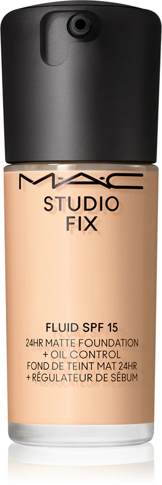 MAC Cosmetics Studio Fix Fluid SPF 15 24HR Matte Foundation + Oil Control mattifying make-up SPF 15 Farbton NC16 30 ml