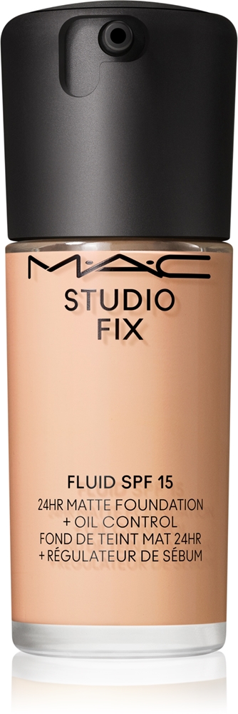 MAC Cosmetics Studio Fix Fluid SPF 15 24HR Matte Foundation + Oil Control mattifying make-up SPF 15 Farbton N4.75 30 ml