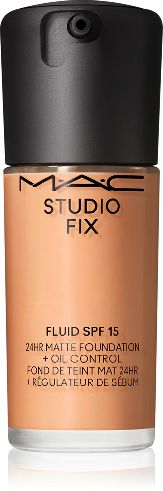 MAC Cosmetics Studio Fix Fluid SPF 15 24HR Matte Foundation + Oil Control mattifying make-up SPF 15 Farbton C5.5 30 ml