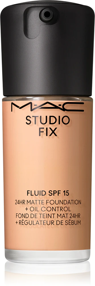 MAC Cosmetics Studio Fix Fluid SPF 15 24HR Matte Foundation + Oil Control mattifying make-up SPF 15 Farbton N6 30 ml