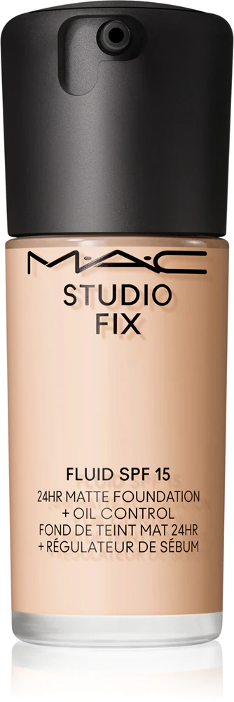 MAC Cosmetics Studio Fix Fluid SPF 15 24HR Matte Foundation + Oil Control mattifying make-up SPF 15 Farbton NC10 30 ml
