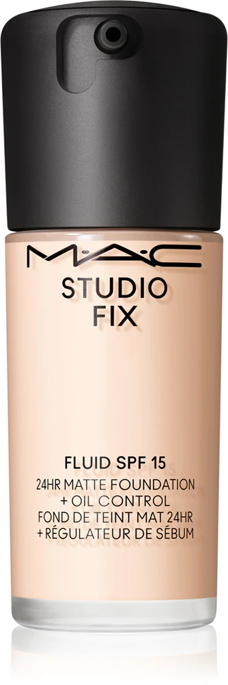 MAC Cosmetics Studio Fix Fluid SPF 15 24HR Matte Foundation + Oil Control mattifying make-up SPF 15 Farbton NW5 30 ml
