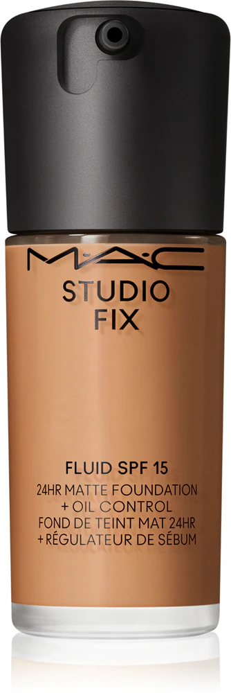 MAC Cosmetics Studio Fix Fluid SPF 15 24HR Matte Foundation + Oil Control mattifying make-up SPF 15 Farbton NC45.5 30 ml