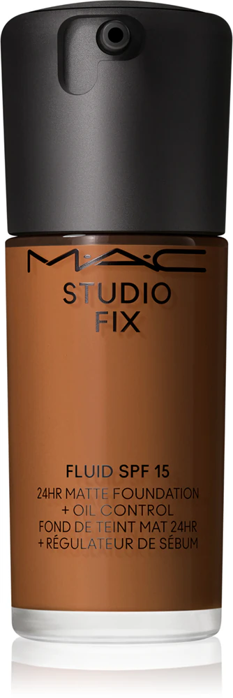 MAC Cosmetics Studio Fix Fluid SPF 15 24HR Matte Foundation + Oil Control mattifying make-up SPF 15 Farbton C55 30 ml