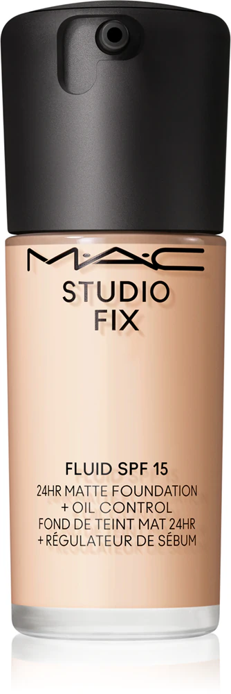 MAC Cosmetics Studio Fix Fluid SPF 15 24HR Matte Foundation + Oil Control mattifying make-up SPF 15 Farbton NC12 30 ml