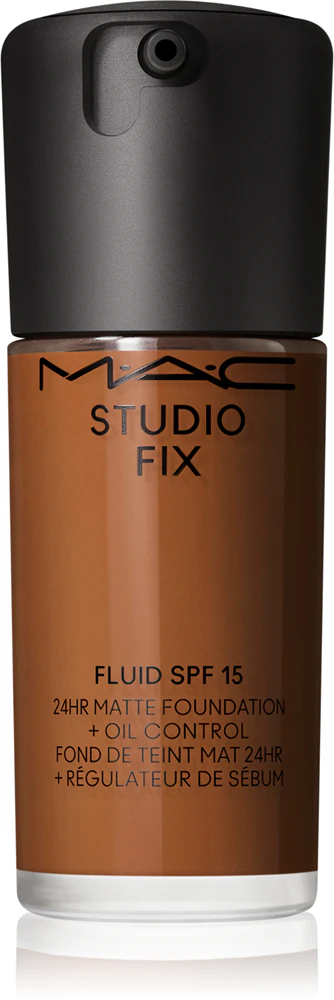 MAC Cosmetics Studio Fix Fluid SPF 15 24HR Matte Foundation + Oil Control mattifying make-up SPF 15 Farbton NW47 30 ml