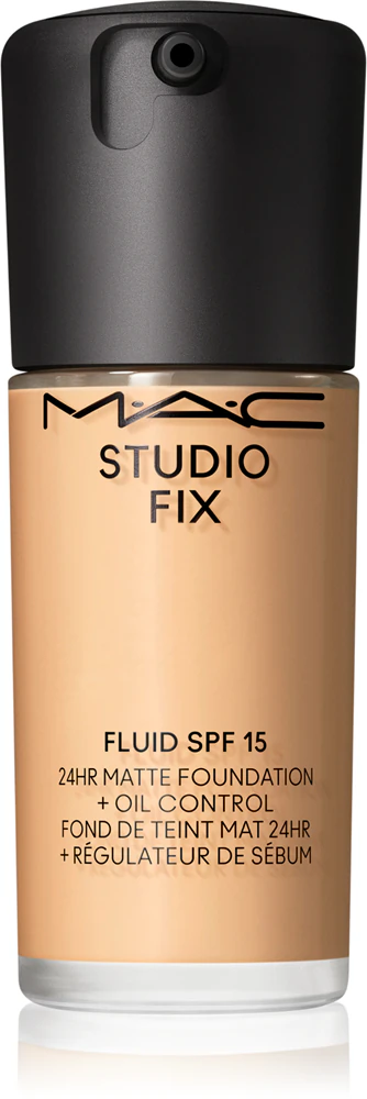 MAC Cosmetics Studio Fix Fluid SPF 15 24HR Matte Foundation + Oil Control mattifying make-up SPF 15 Farbton C40 30 ml