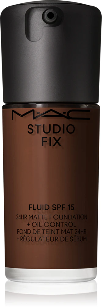 MAC Cosmetics Studio Fix Fluid SPF 15 24HR Matte Foundation + Oil Control mattifying make-up SPF 15 Farbton NC65 30 ml
