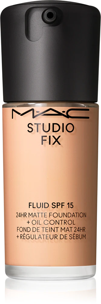 MAC Cosmetics Studio Fix Fluid SPF 15 24HR Matte Foundation + Oil Control mattifying make-up SPF 15 Farbton C3.5 30 ml