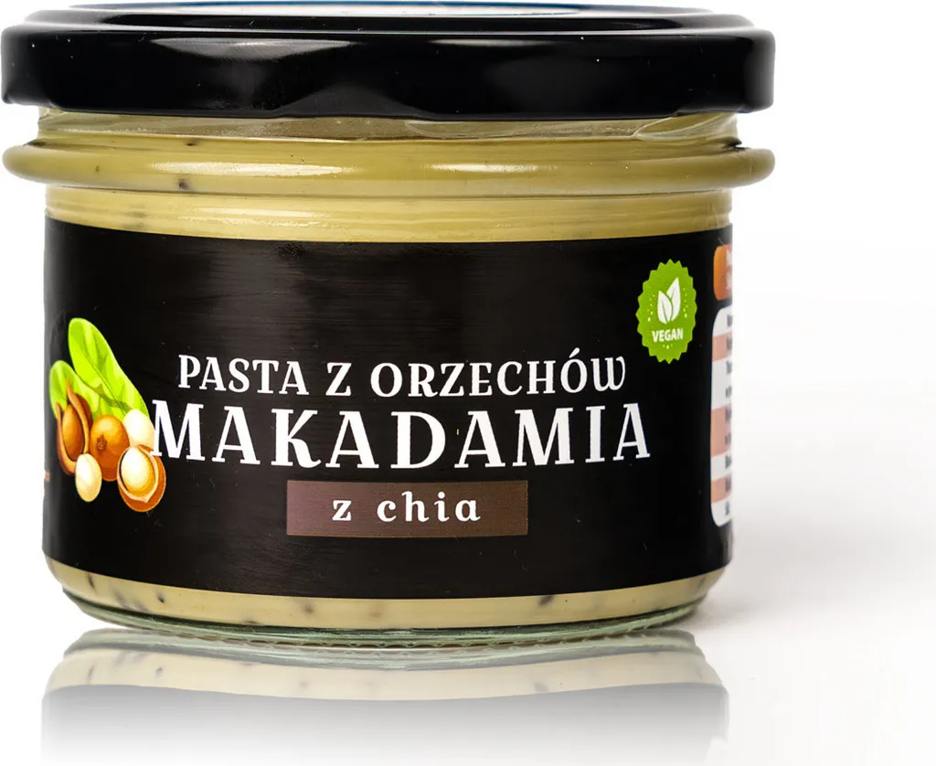Manufaktura Dobry Orzech macadamia nut paste with chia
