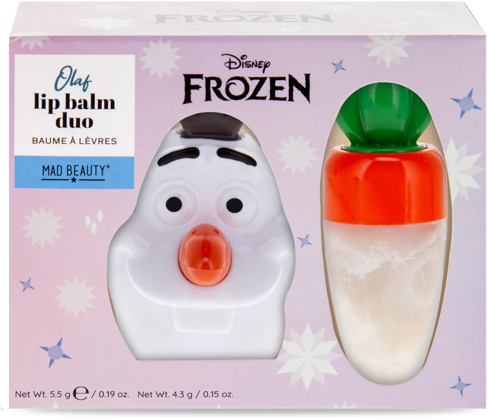 Mad Beauty Frozen Olaf Lip Balm Duo, 9.8 g