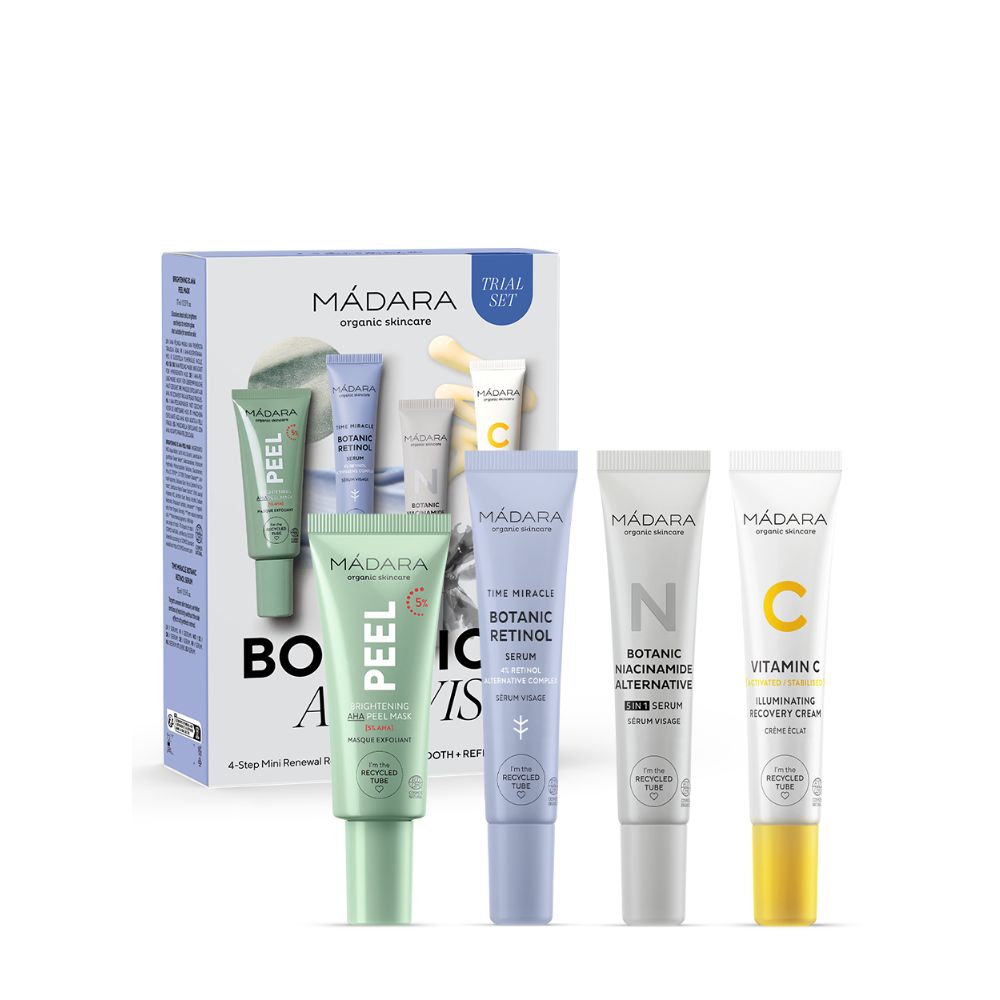 Madara Botanic Activist 4-Step Mini Renewal Routine Set 62ml 62 ml