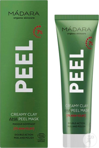 Mádara peeling mask AHA Peel Rich with clay tube 60ml