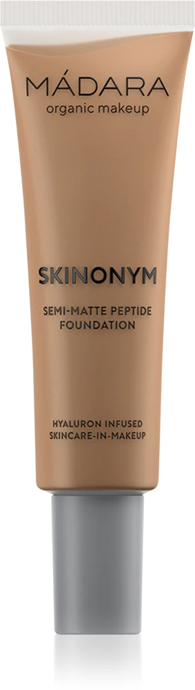 Mádara Skinonym Semi-Matte Peptide long-lasting make-up foundation with peptides Farbton #70 Caramel 30 ml