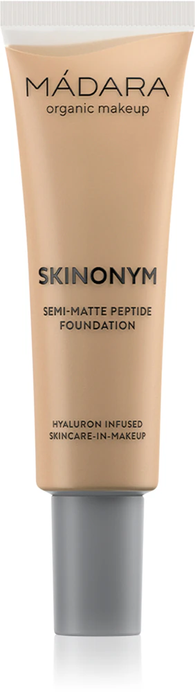 Mádara Skinonym Semi-Matte Peptide long-lasting make-up foundation with peptides Farbton Sand 40 30 ml