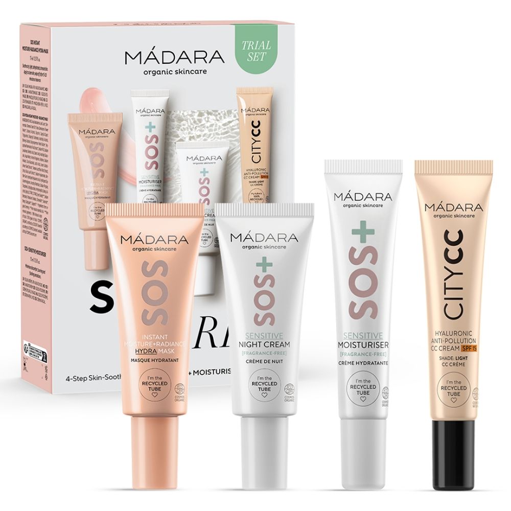 Madara SOS Care 4-Step Skin Soothing Routine Set Light 64ml 64 ml