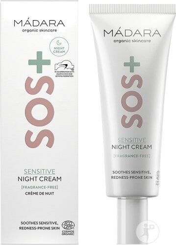 Mádara SOS+ Sensitive Night Cream Sensitive Skin 70ml