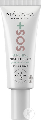 Mádara SOS+ Sensitive Night Cream For Sensitive Skin 17ml