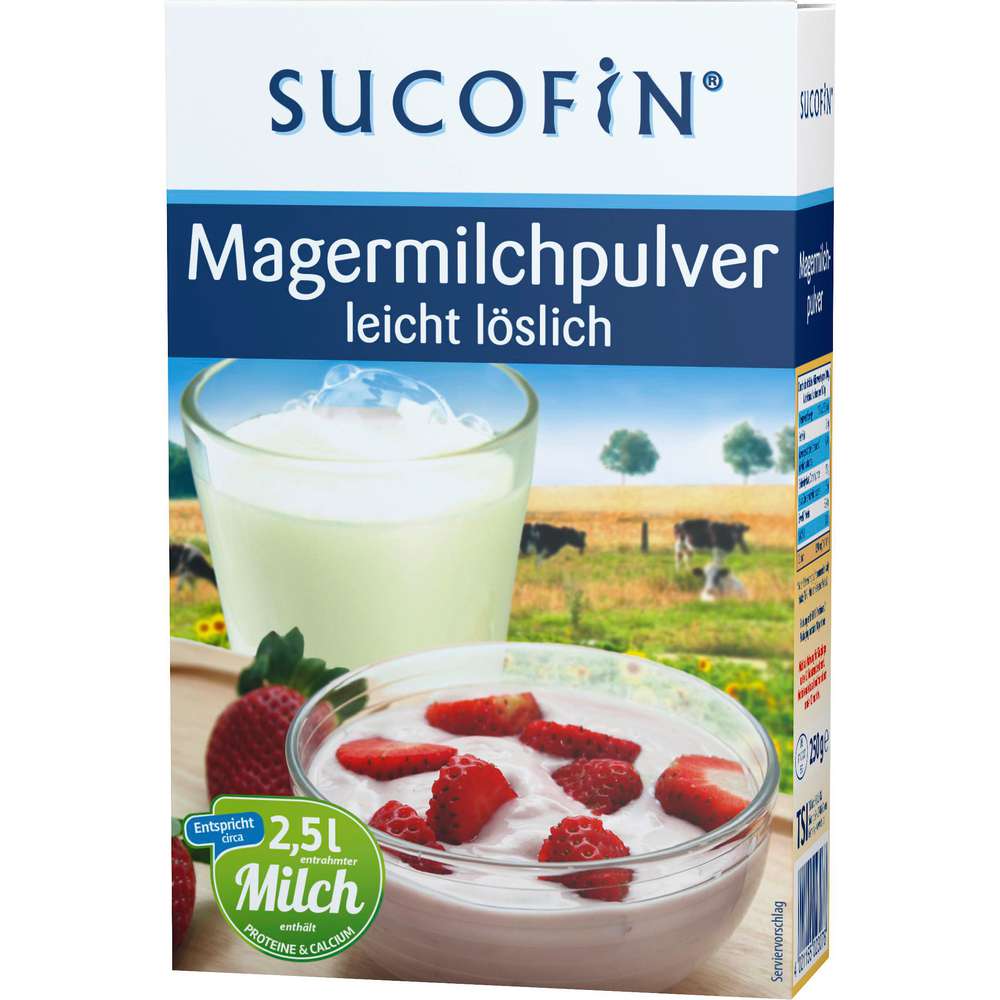 Sucofin Skimmed milk powder, easily soluble