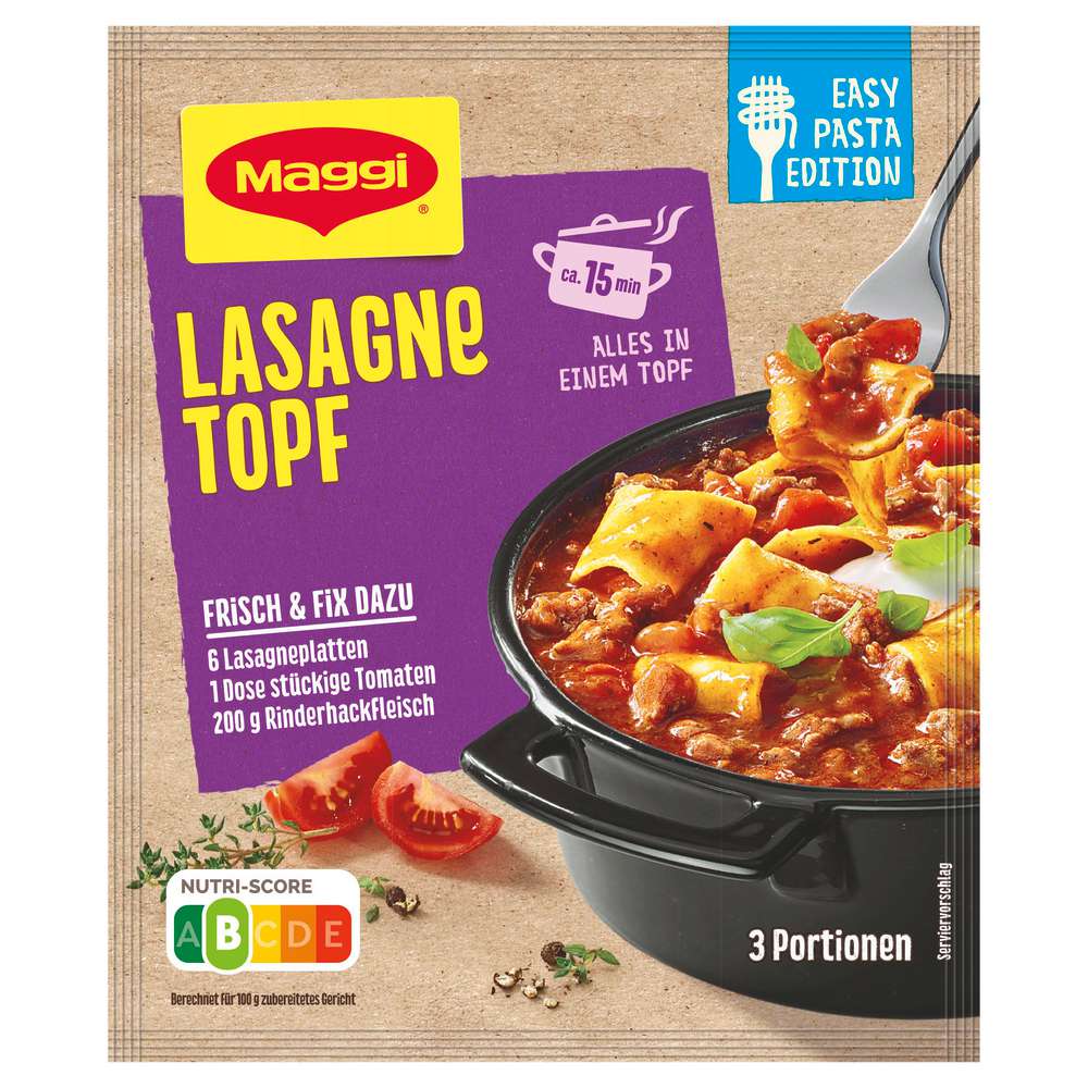Maggi Easy Pasta Edition, Lasagna Pot 40g