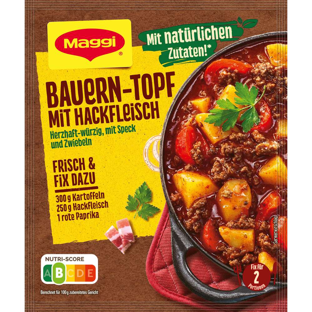 Maggi Fix, farmer's pot with minced meat