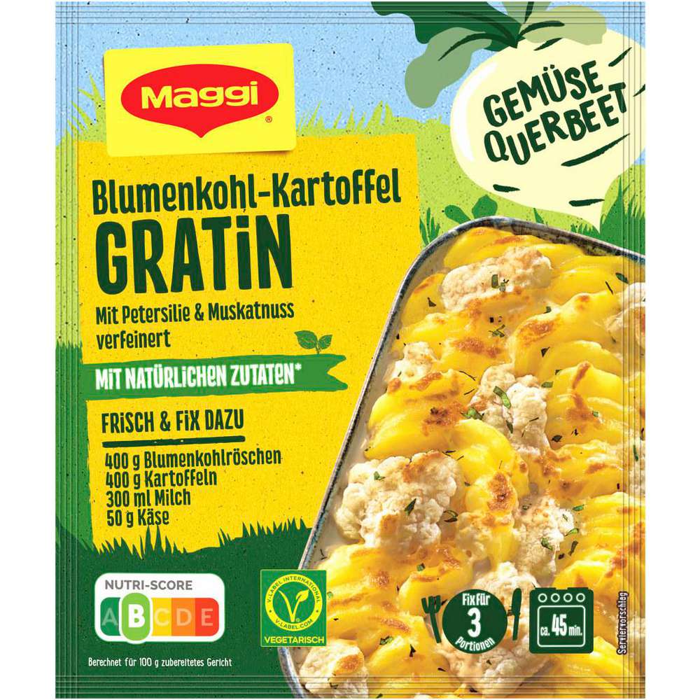 Maggi Fix, cauliflower gratin