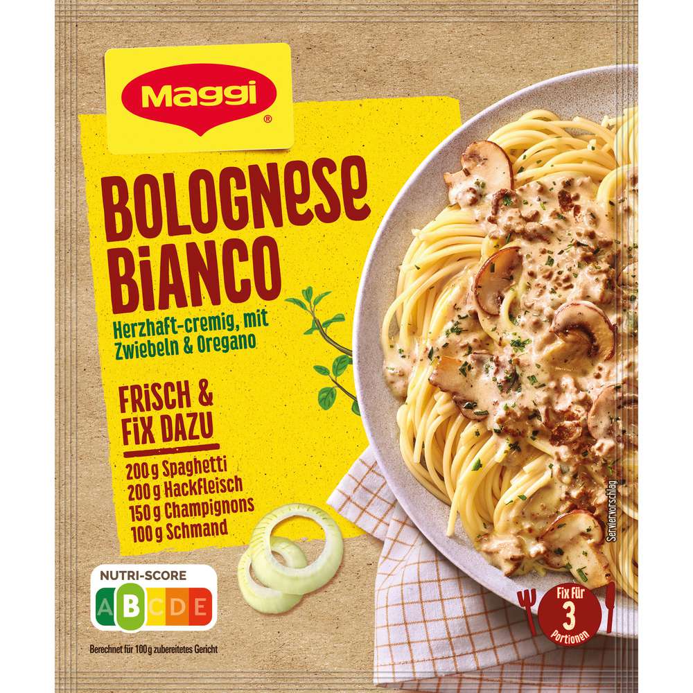 Maggi fix, Bolognese Bianco